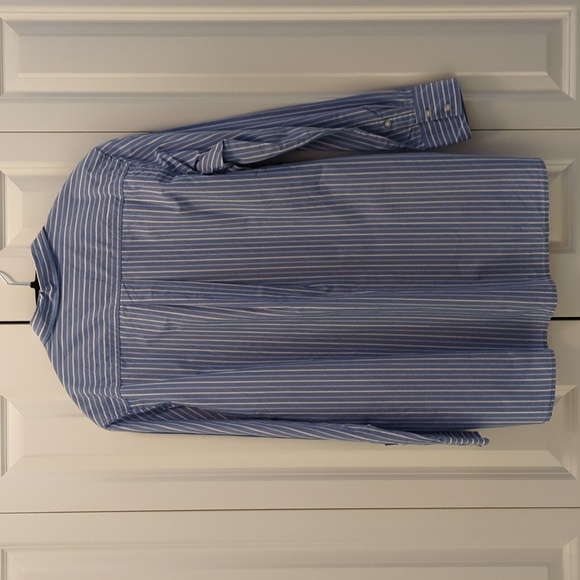 H&M Oversized Button Down Shirt, Size XS, Blue - Picture 2 of 7
